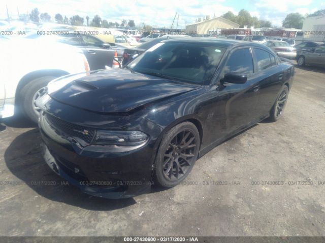 2C3CDXGJ7HH634927 - 2017 DODGE CHARGER R/T 392 Black photo 2