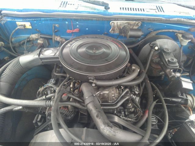 1B7FL26X1NS543418 - 1992 DODGE DAKOTA  Blue photo 10