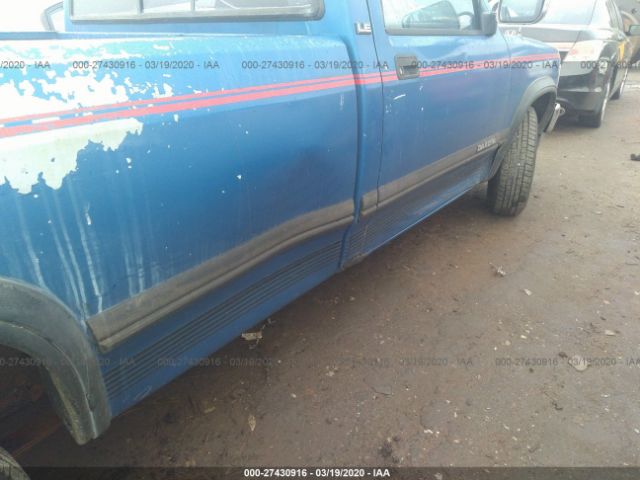 1B7FL26X1NS543418 - 1992 DODGE DAKOTA  Blue photo 6