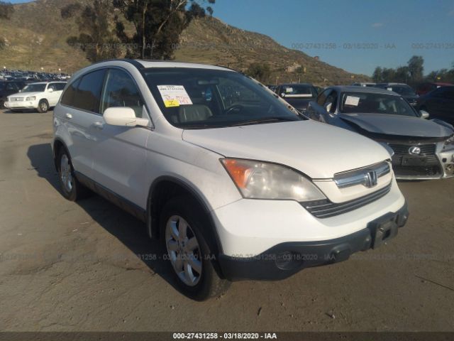 JHLRE38757C053106 - 2007 HONDA CR-V EXL White photo 1