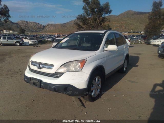 JHLRE38757C053106 - 2007 HONDA CR-V EXL White photo 2