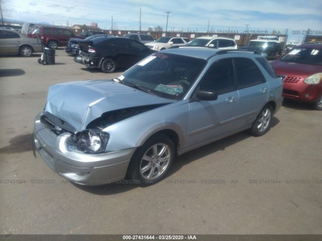 JF1GG68505H815665 - 2005 SUBARU IMPREZA OUTBACK SPORT/OUTBACK SPC Silver photo 2