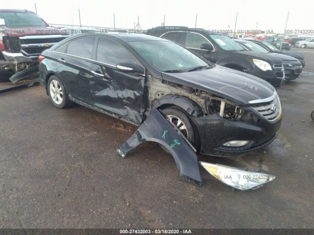 5NPEC4AC7CH476279 - 2012 HYUNDAI SONATA SE/LIMITED Black photo 1