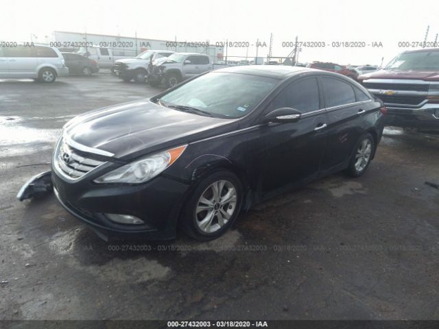 5NPEC4AC7CH476279 - 2012 HYUNDAI SONATA SE/LIMITED Black photo 2