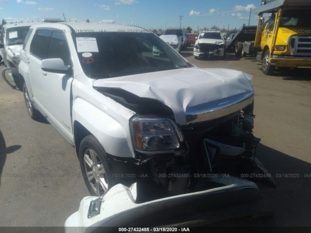 2GKALMEK7E6144581 - 2014 GMC TERRAIN SLE White photo 1