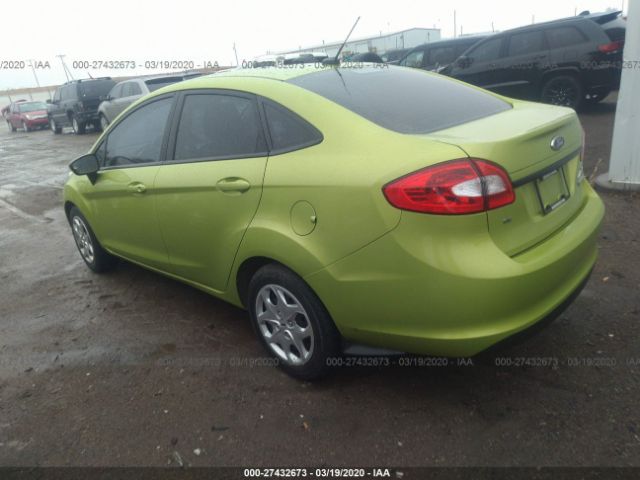 3FADP4BJXDM158932 - 2013 FORD FIESTA SE Green photo 3