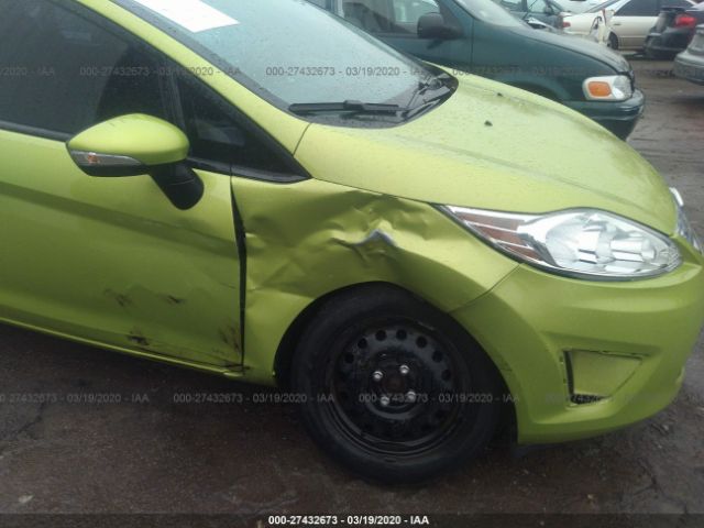 3FADP4BJXDM158932 - 2013 FORD FIESTA SE Green photo 6