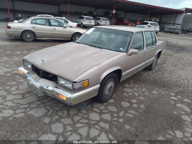 1G6CD5331L4308783 - 1990 CADILLAC DEVILLE  Beige photo 2