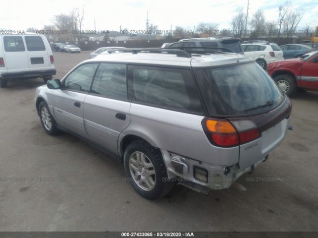 4S3BH675047624822 - 2004 SUBARU LEGACY OUTBACK AWP 银色 照片 3