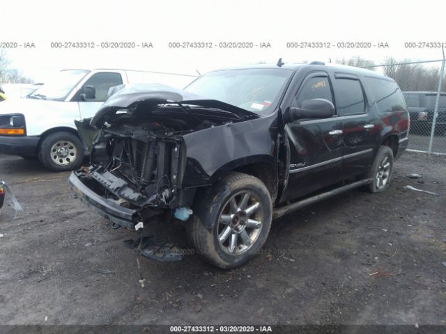 1GKS2MEF9DR334704 - 2013 GMC YUKON XL DENALI Black photo 2