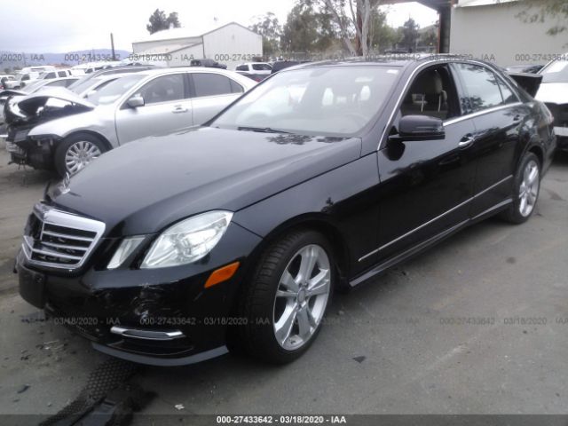 WDDHF5KB0DA752560 - 2013 MERCEDES-BENZ E 350 Black photo 2