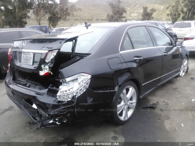 WDDHF5KB0DA752560 - 2013 MERCEDES-BENZ E 350 Black photo 4