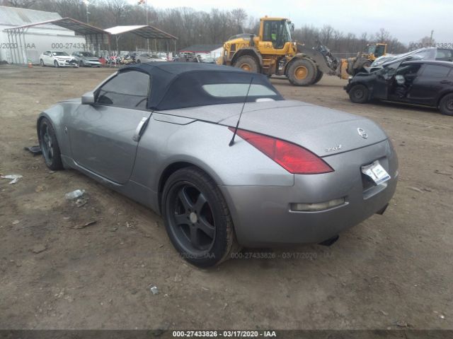 JN1AZ36A35M753715 - 2005 NISSAN 350Z ROADSTER Gray photo 3