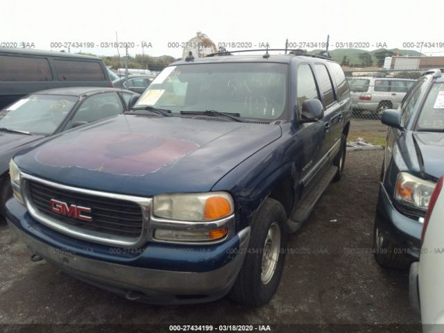 1GKFK16T43J121452 - 2003 GMC YUKON XL K1500 Blue photo 2