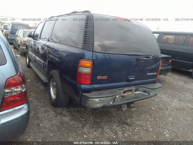 1GKFK16T43J121452 - 2003 GMC YUKON XL K1500 Blue photo 3