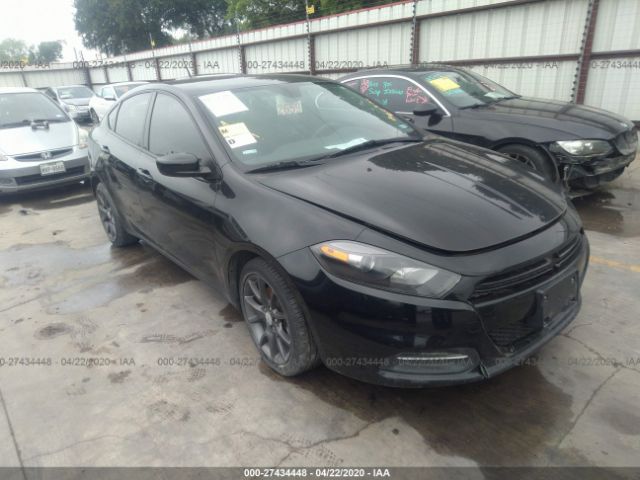 1C3CDFAA6FD421867 - 2015 DODGE DART SE Black photo 1