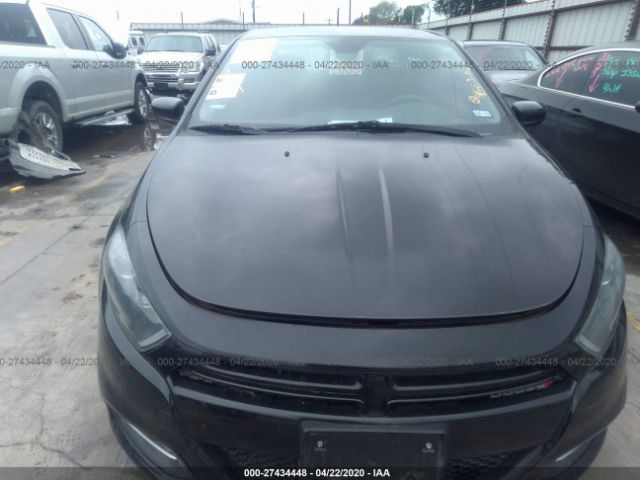 1C3CDFAA6FD421867 - 2015 DODGE DART SE Black photo 6