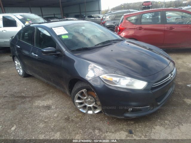 1C3CDFCH7DD200575 - 2013 DODGE DART LIMITED/R/T Blue photo 1