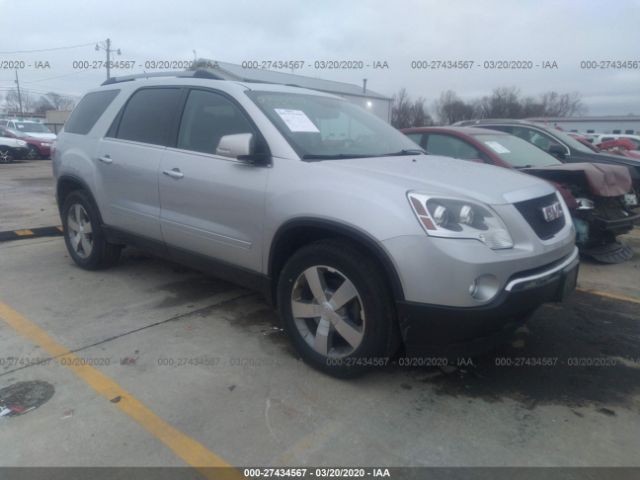 1GKKRRED3CJ410311 - 2012 GMC ACADIA SLT-1 Silver photo 1