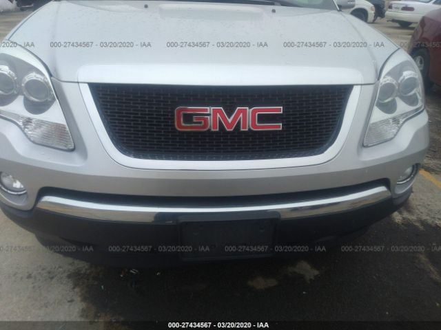 1GKKRRED3CJ410311 - 2012 GMC ACADIA SLT-1 Silver photo 6