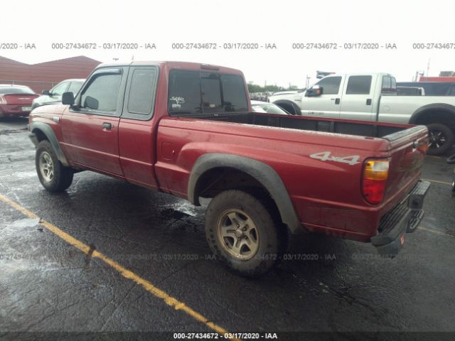 4F4YR17E23TM10552 - 2003 MAZDA B4000 CAB PLUS Red photo 3