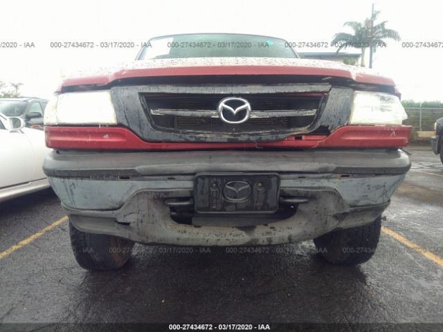 4F4YR17E23TM10552 - 2003 MAZDA B4000 CAB PLUS Red photo 6