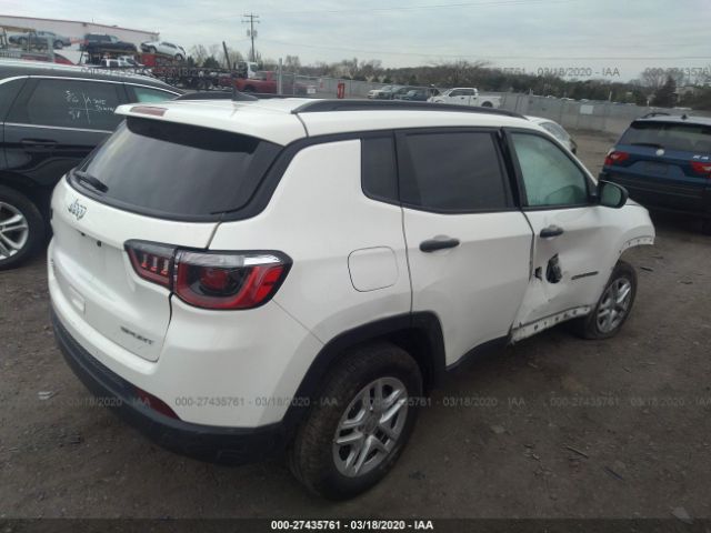 3C4NJDAB5JT168960 - 2018 JEEP COMPASS SPORT White photo 4