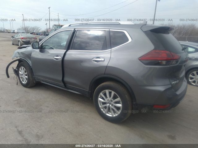 5N1AT2MV8KC841719 - 2019 NISSAN ROGUE S/SL/SV Gray photo 3