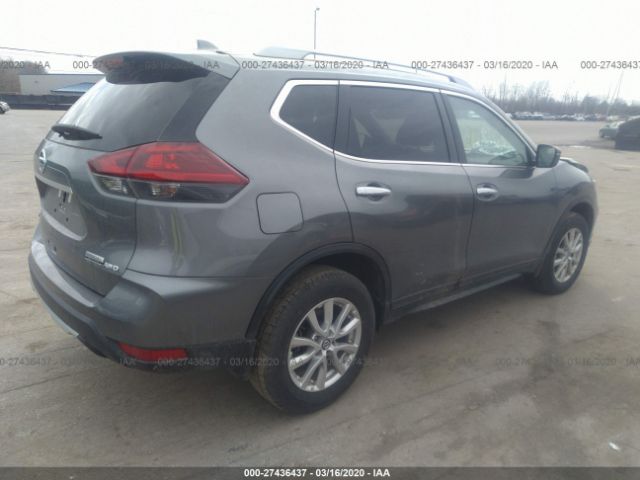 5N1AT2MV8KC841719 - 2019 NISSAN ROGUE S/SL/SV Gray photo 4