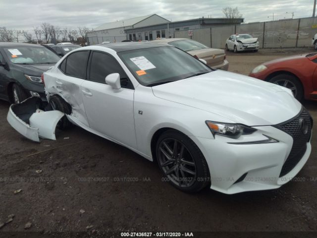 JTHCE1D28F5009877 - 2015 LEXUS IS 350 White photo 1