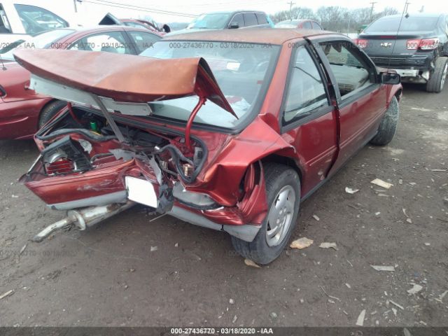 1G1LV154XSY323971 - 1995 CHEVROLET BERETTA  Red photo 4