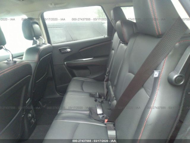 3C4PDDEG9KT745920 - 2019 DODGE JOURNEY GT Red photo 8