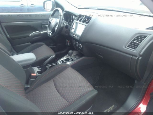 JA4AR3AU3KU027731 - 2019 MITSUBISHI OUTLANDER SPORT  Red photo 5