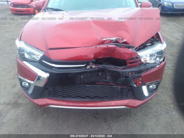 JA4AR3AU3KU027731 - 2019 MITSUBISHI OUTLANDER SPORT  Red photo 6