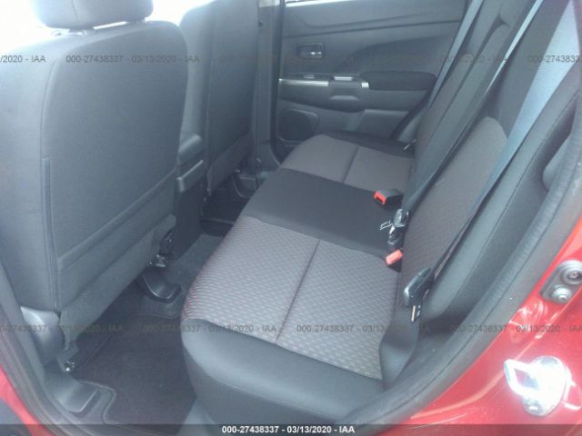 JA4AR3AU3KU027731 - 2019 MITSUBISHI OUTLANDER SPORT  Red photo 8