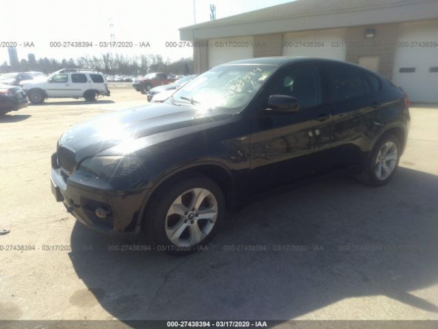 5UXFG43548LJ36628 - 2008 BMW X6 XDRIVE35I Black photo 2