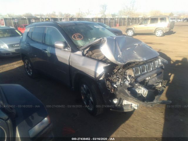 3C4NJCCBXKT755468 - 2019 JEEP COMPASS LIMITED Silver photo 1