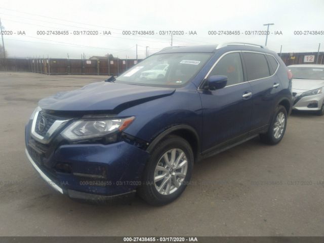 JN8AT2MV2LW106453 - 2020 NISSAN ROGUE S/SV Blue photo 2