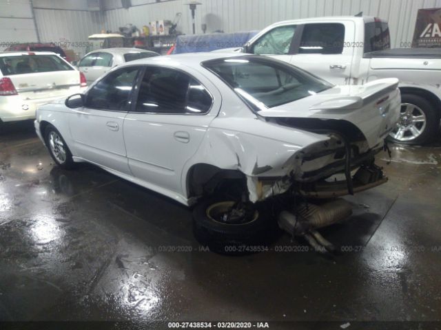 1G2NF52E74C200621 - 2004 PONTIAC GRAND AM SE1 White photo 3