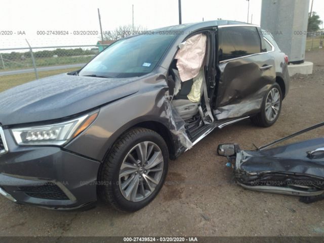 5FRYD3H52HB012574 - 2017 ACURA MDX TECHNOLOGY Gray photo 6