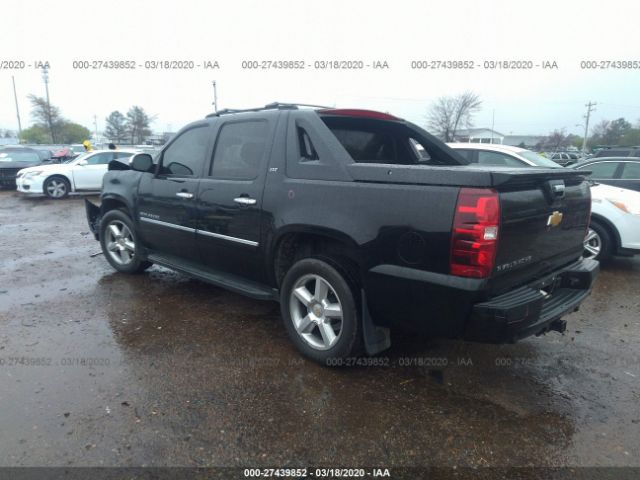 3GNTKGE70CG231557 - 2012 CHEVROLET AVALANCHE LTZ Black photo 3