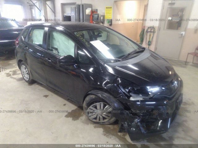 3HGGK5H58FM744023 - 2015 HONDA FIT LX Black photo 1