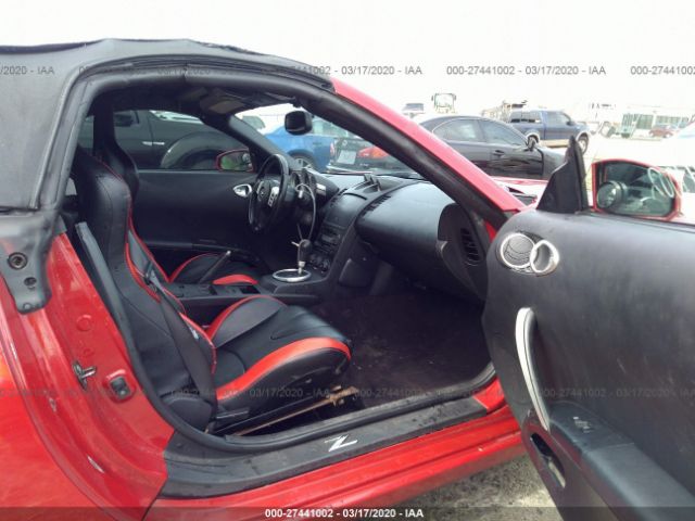 JN1AZ36A95M759969 - 2005 NISSAN 350Z ROADSTER Red photo 5