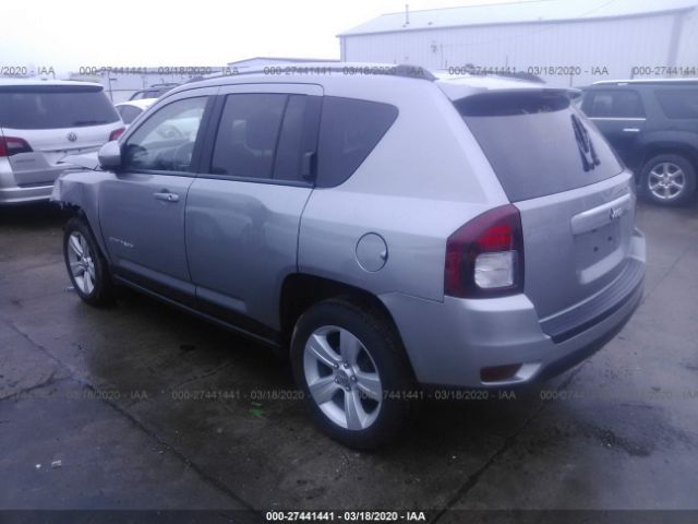 1C4NJCEAXGD614983 - 2016 JEEP COMPASS LATITUDE Gray photo 3