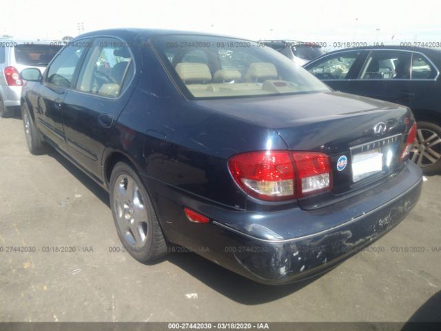 JNKDA31A82T022853 - 2002 INFINITI I35  Dark Blue photo 3