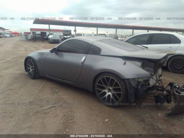 JN1AZ34E73T000455 - 2003 NISSAN 350Z COUPE Gray photo 3