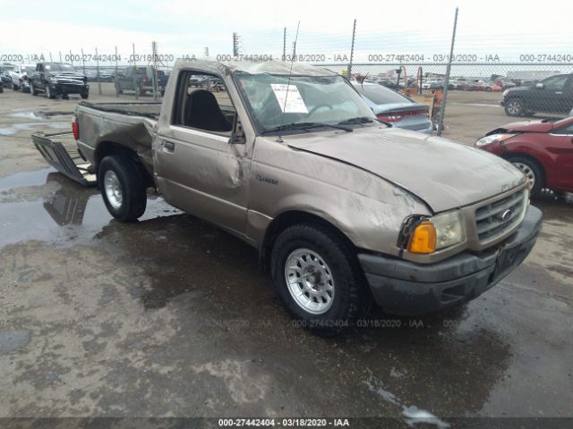 1FTYR10U93PA22222 - 2003 FORD RANGER  Tan photo 1