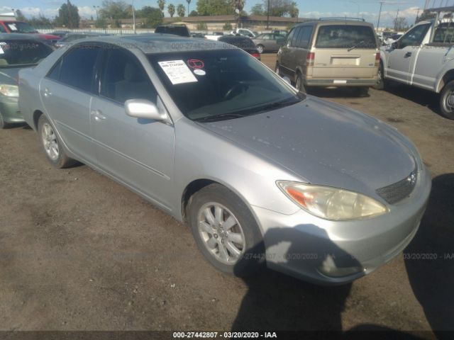 4T1BF32K73U542230 - 2003 TOYOTA CAMRY LE/XLE/SE Silver photo 1