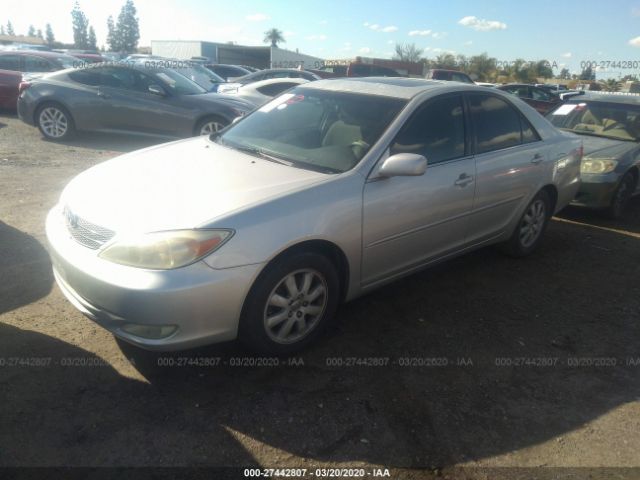 4T1BF32K73U542230 - 2003 TOYOTA CAMRY LE/XLE/SE Silver photo 2