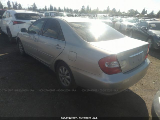 4T1BF32K73U542230 - 2003 TOYOTA CAMRY LE/XLE/SE Silver photo 3